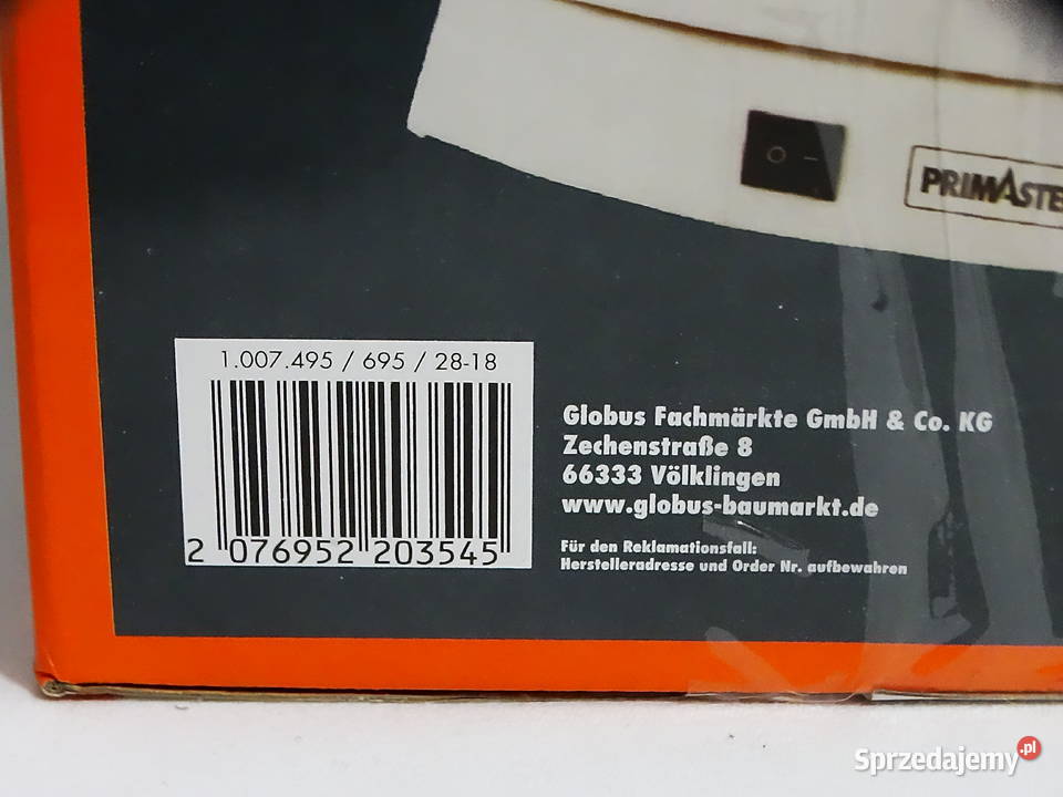PRYMASTER Termowentylator farelka 2 poziomy mocy