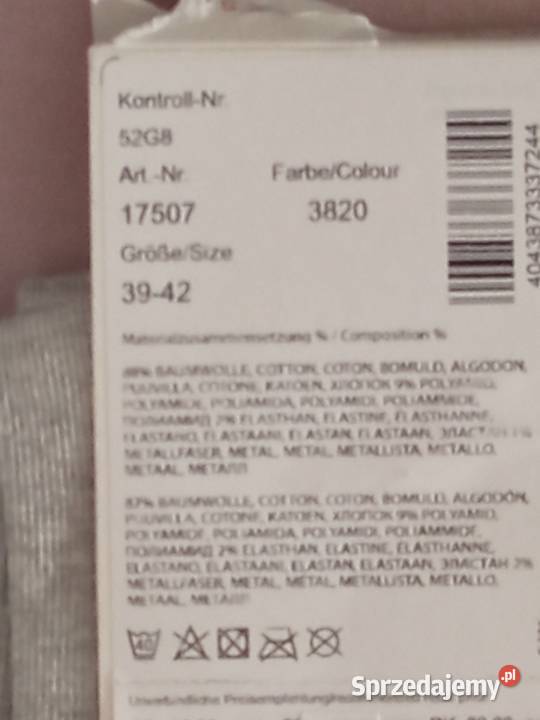 skarpetki ESPRIT delikatny ściągacz 3942 2 pary sprzedam