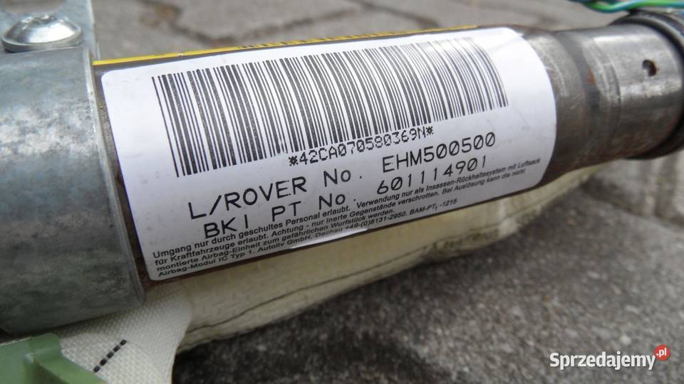 DISCOVERY III 07r AIRBAG kurtyna prawa przód osobowe Poduszki powietrzne świętokrzyskie sprzedam