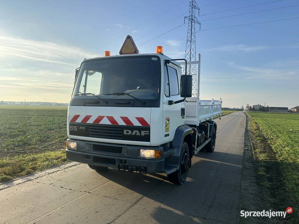 Daf 55 230 wywrotka dwuosiowa 15tdmc resor Wywrotki