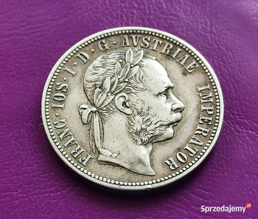 Moneta 1 FLOREN 1878 AUSTRIA Srebro Poszukiwana Pruszków