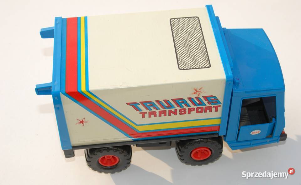 Stara zabawka ciężarówka metalowy Grip TAURUS Cieszyn
