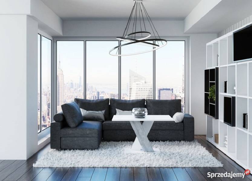 Nowoczaesna ława Awangardowa Biały połysk Biały 60cm Stoły, krzesła, biurka małopolskie Kraków