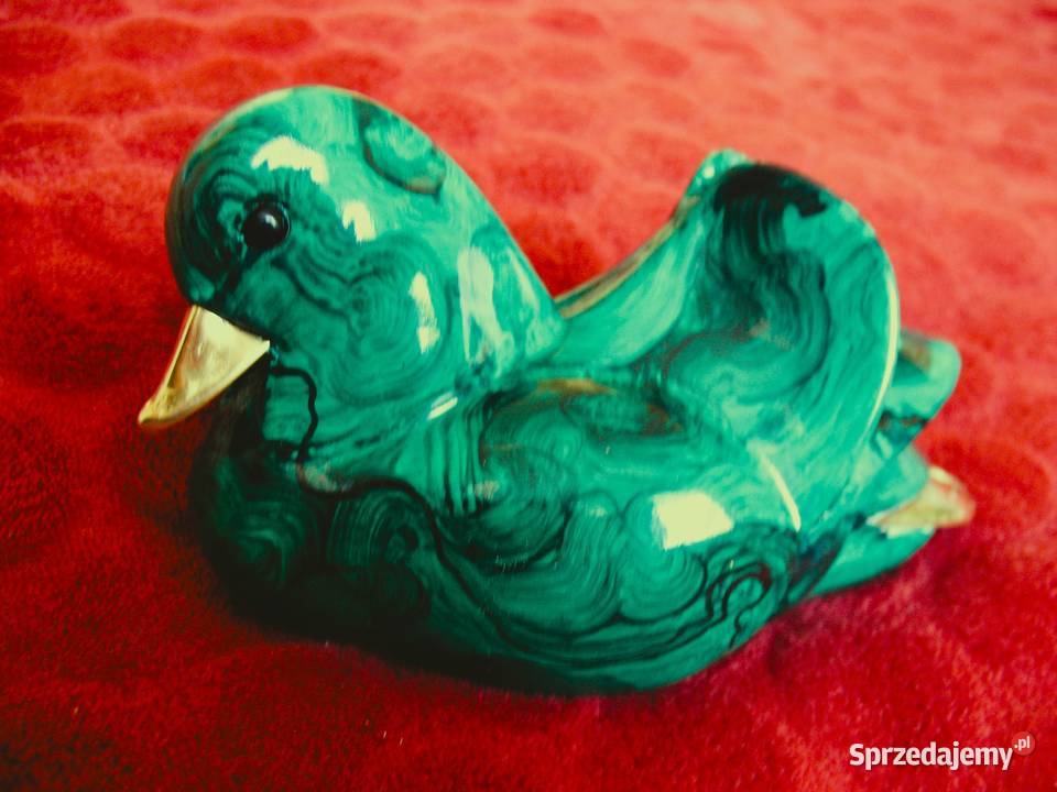 Kaczka w kolorach malachitu w stylu Flambe Siedlce
