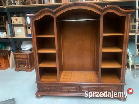 Dębowa sypialnia łóżko 140 szafa 210 szafki Sławoszewek