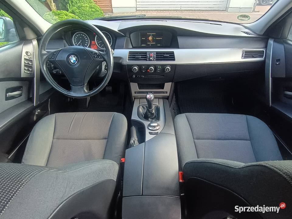 BMW 520i E60 22i 170 6biegów Nawigacja Tempomat nawigacja Witkowo