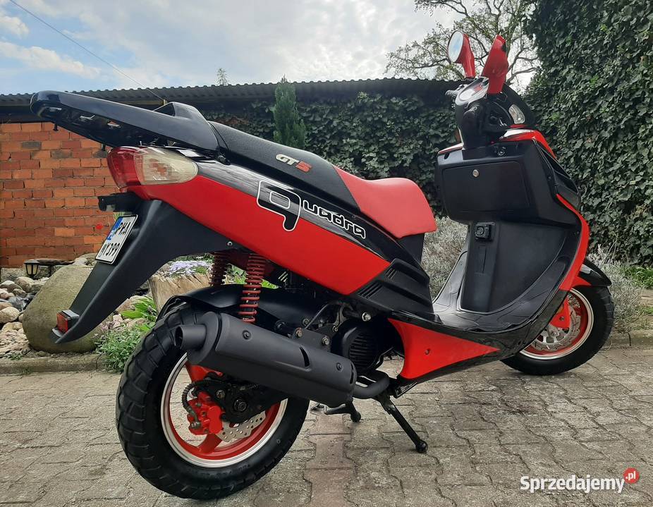 Mega zadbany skuter Zipp Quadra Quantum 50ccm 2t skuter Tuczno