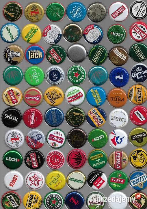 Kapsle polskie z piwa zestaw 23 lubelskie Puławy