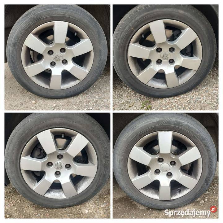 Felgi aluminiowe alufelgi koła Peugeot 5008 3008 Średnica 16" wielkopolskie Książ Wielkopolski