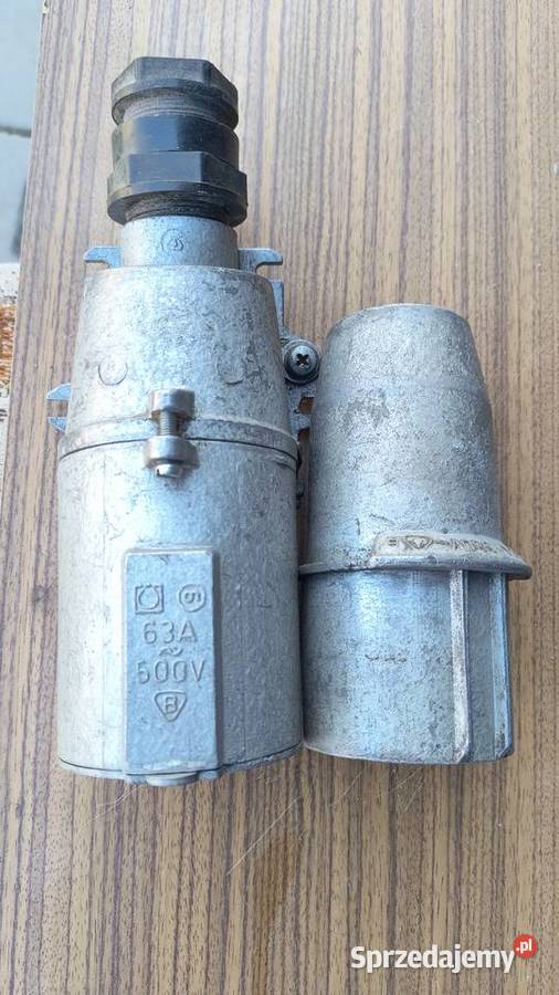 Wtyczka gniazdo 63 ampery Gniazda