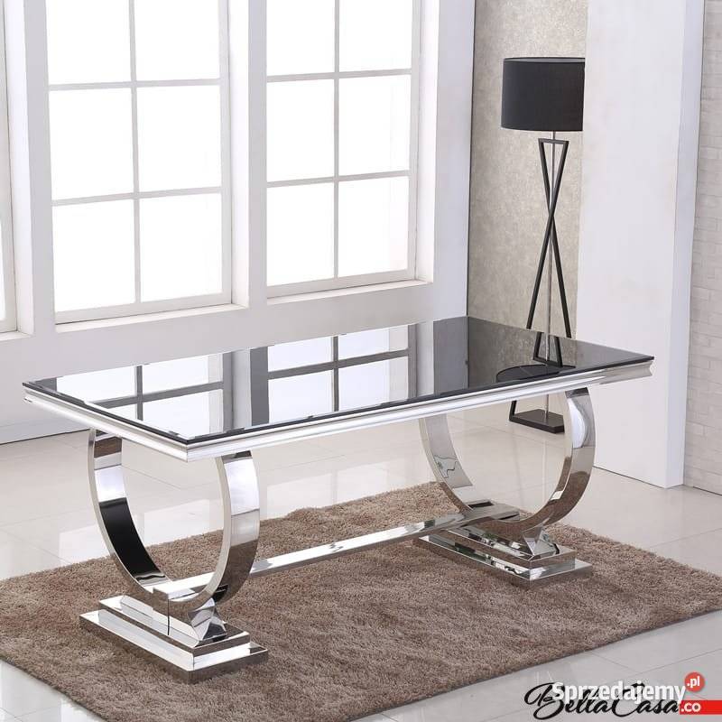 Stół glamour Modena stylowy piękny chromowany mazowieckie Warszawa sprzedam