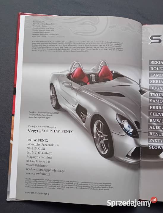 KC Kelley Super Auta PHW Fenix 2010 r Wydanie I Koźminek