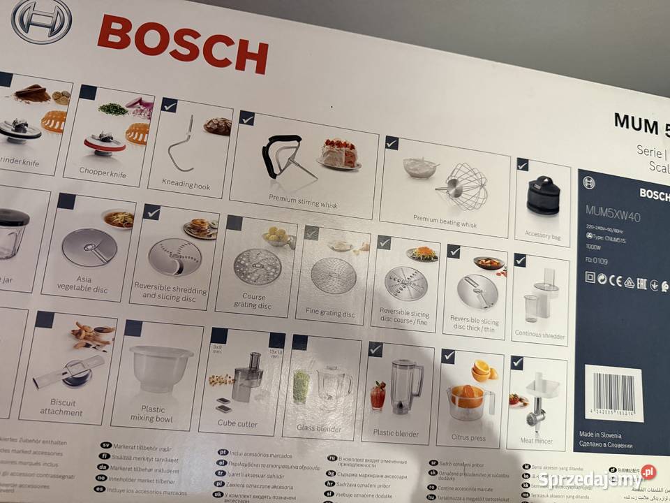 Robot wielofunkcyjny Bosh Serie 4 Mum 5 sc Wrocław