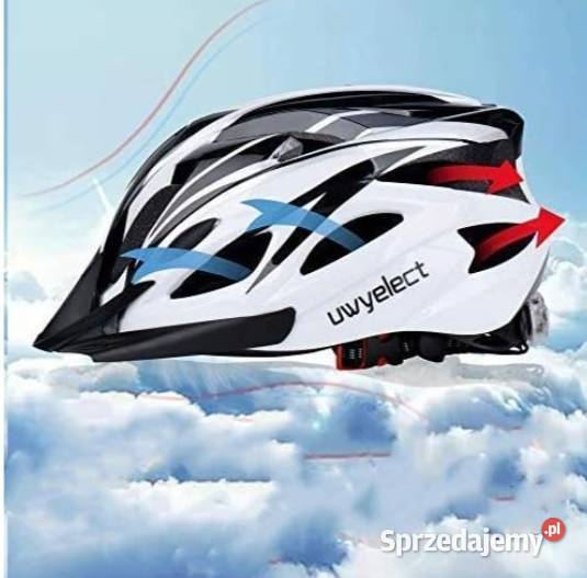 Kask Rowerowy Uwyelect z Lampką LED Ostrowiec Świętokrzyski
