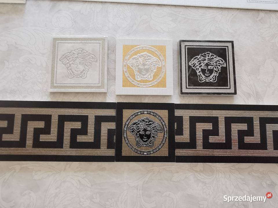 Płytki VERSACE METEORITE Bianco Meteorite Nero