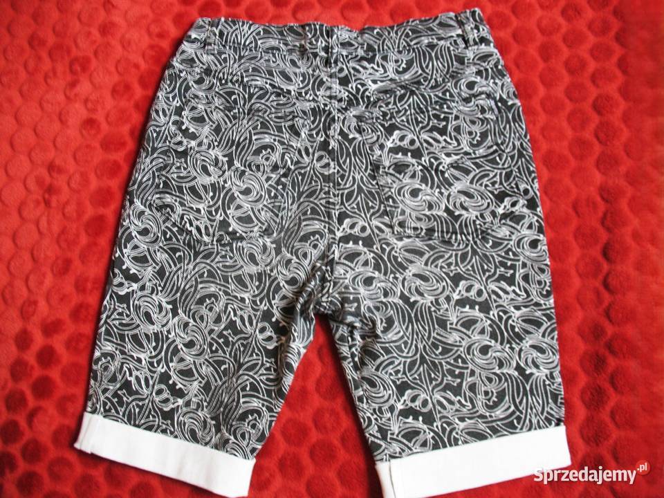 Szorty spodenki we wzory 40 M biodra 96 Leeds Spodnie Siedlce