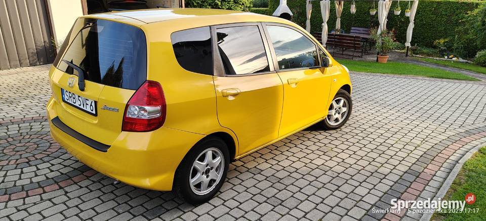 Honda Jazz 2007r 12 78 żółty śląskie Świerklany