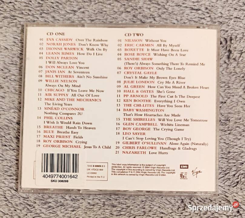 Sad Songs 2xCD va pop rock CD Rybnik