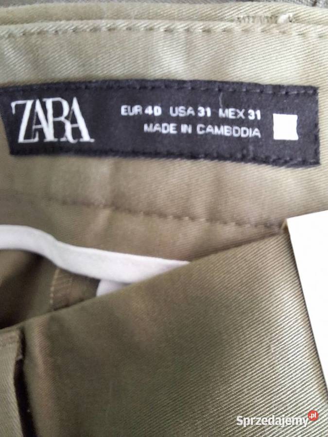 Spodnie męskie firmy ZARA Rozmiar L Odzież wyjściowa Warszawa