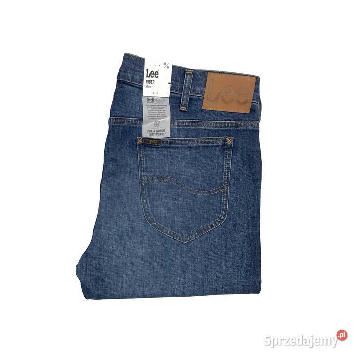 Spodnie męskie jeansy Lee Rider Worn From Raw