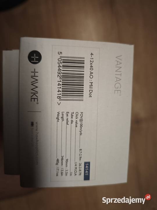 Hawke Vantage 1 412x40 AO Mil Dot Wola Dębińska