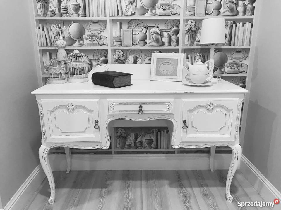 Biurko księżniczki białe Ludwik shabby chic Nowy Tomyśl