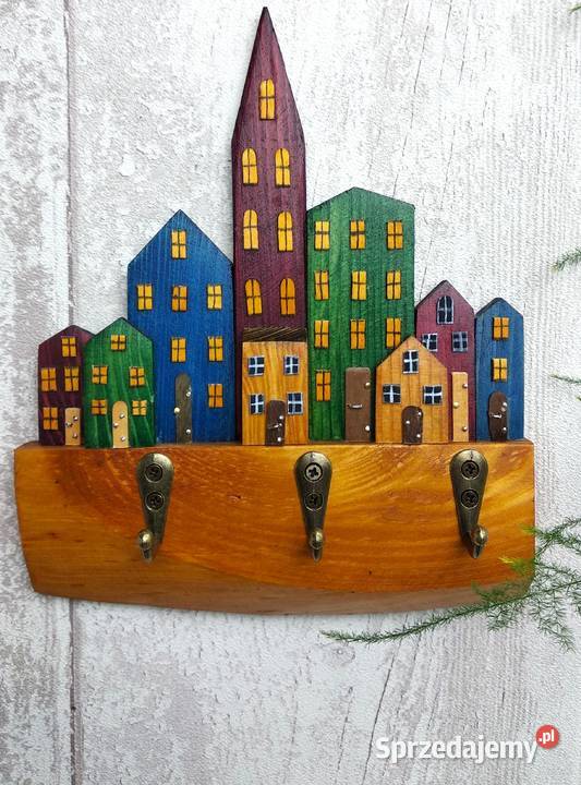 Kolorowy wieszaczek na kluczebiżuterię Pozostałe Wrocław