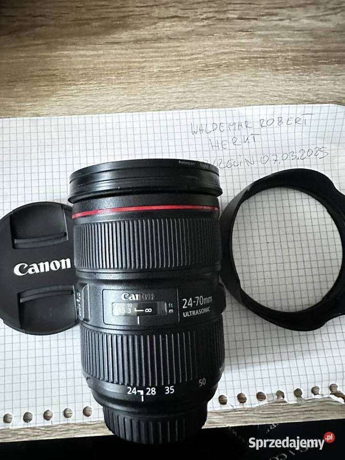 Canon 2470 28 f model 2 ka stan idealny Szczecin zachodniopomorskie sprzedam