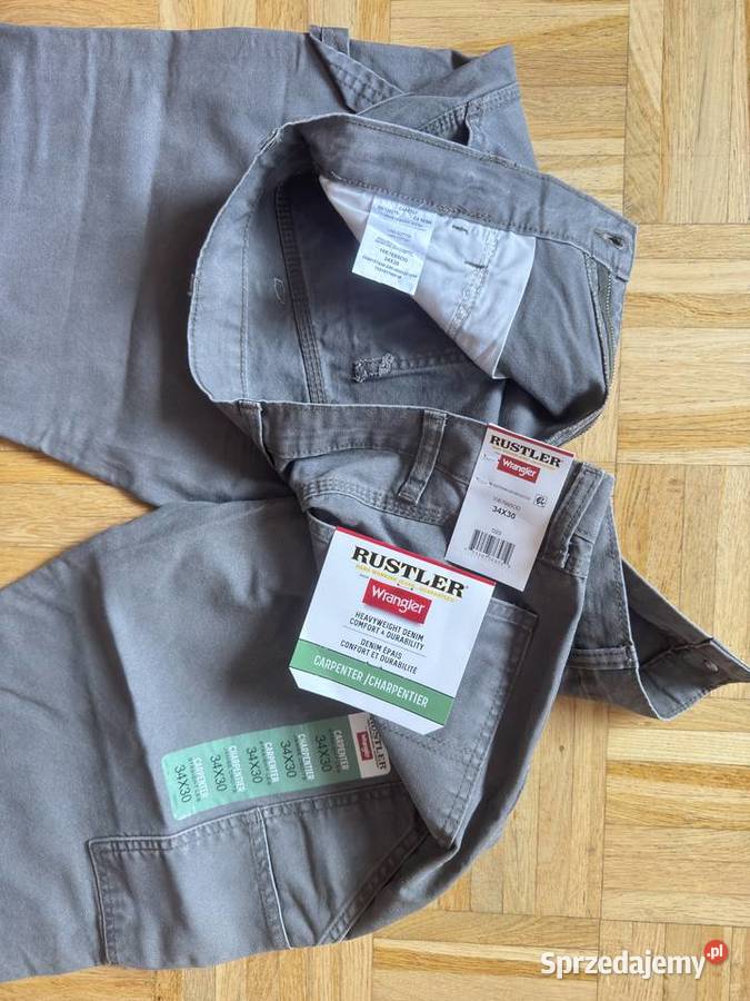 Nowe oryginalne spodnie Levis 501 CAT i Wrangler Wrocław sprzedam