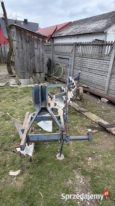 Pług 4 Skibowy Rabewerk nieuszkodzony świętokrzyskie Piotrów-Gułaczów