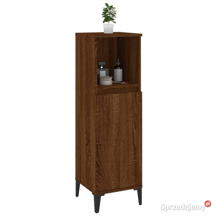 Szafka łazienkowa brązowy dąb 30x30x100 WM819819 mazowieckie Warszawa sprzedam