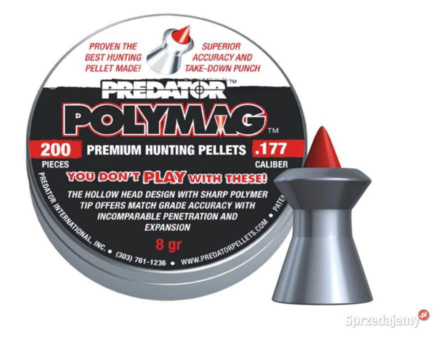 Śrut diabolo przebijający POLYMAG 4,5mm OSTRY .177