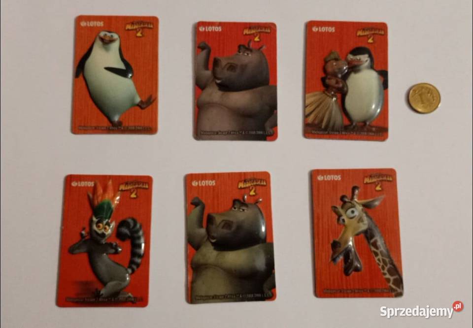 magnesy np na lodówkę Madagaskar 2 Poznań