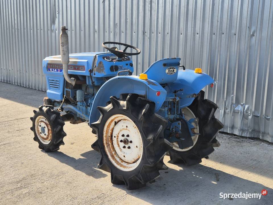 Traktorek traktor HINOMOTO E14D 14 44 Skrzynia biegów Manualna dolnośląskie Małuszyn sprzedam
