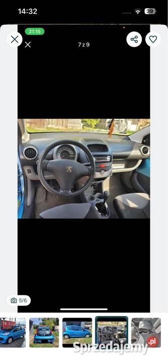 Peugot 107 benzyna