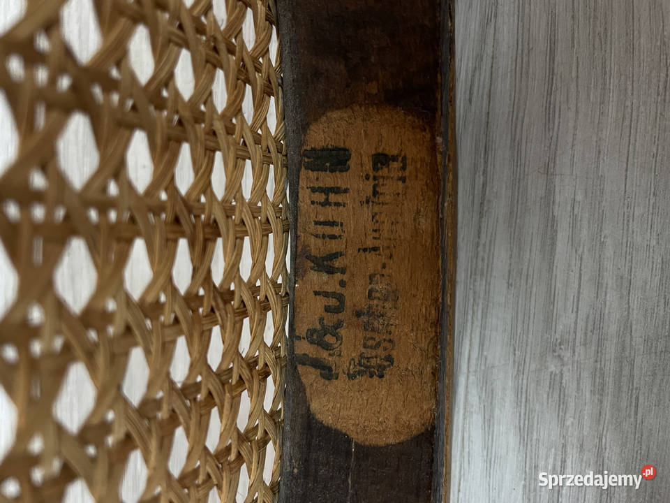 PIĘKNY FOTEL thonet Josef Jaworek 1900 Łódź