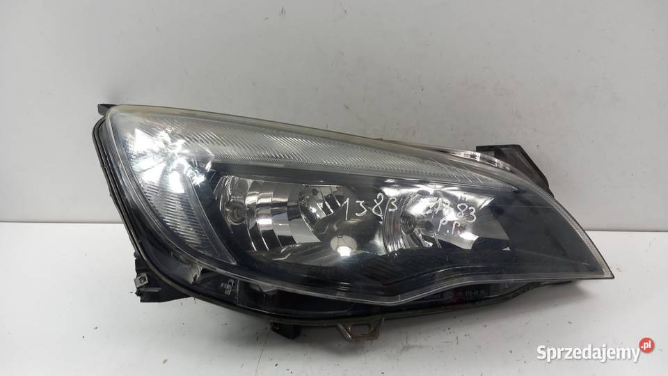 OPEL ASTRA J LAMPA PRZÓD PRAWA osobowe Lampy przednie Zbierkowo