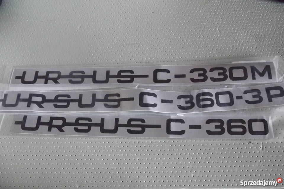 Emblematy URSUSU C330360360P komplet