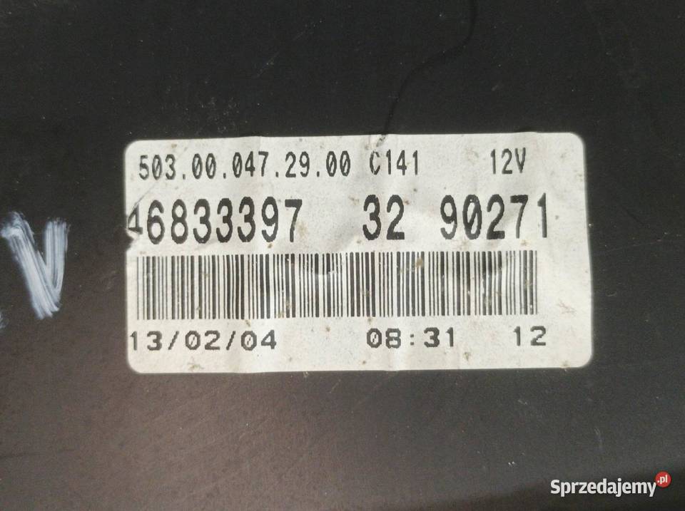 LICZNIK 46833397 18 B 130 Fiat Punto II FL 2003 Rok produkcji 2005