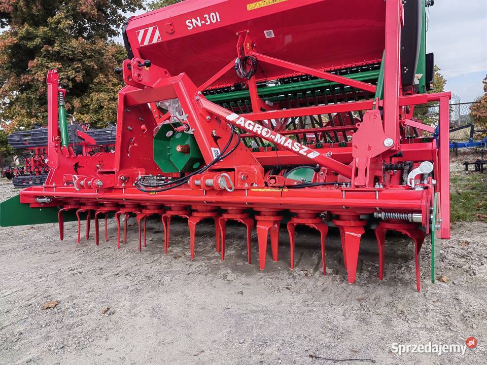 AGROMASZ SN301 zestaw uprawowosiewny nadbudowany nieuszkodzony Żółkiewka-Osada