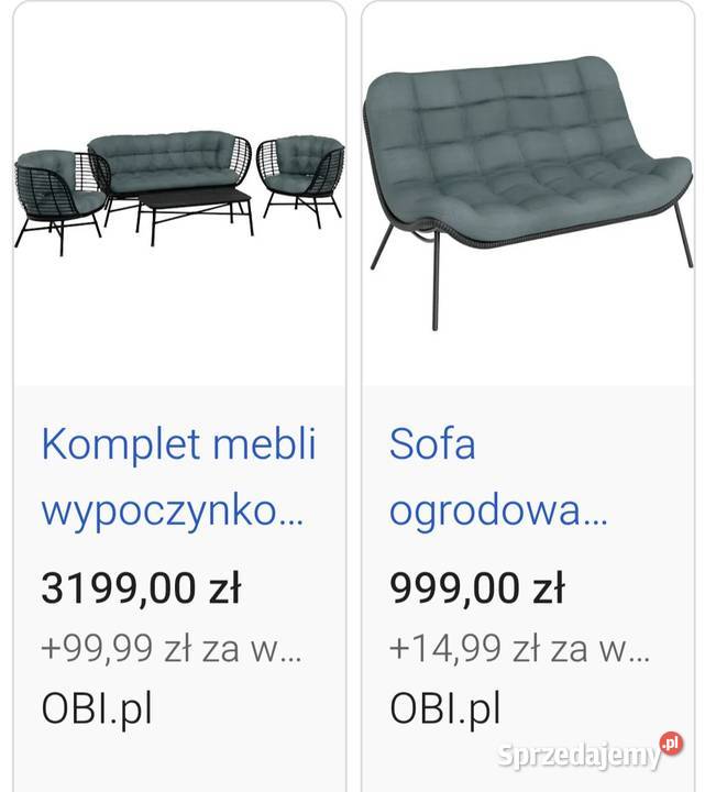 WYPOCZYNEK OGRODOWY SUPER OKAZJA Piaseczno