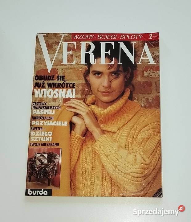 Burda Verenarobótki na drutach robótki ręczne Pozostałe mazowieckie Warszawa