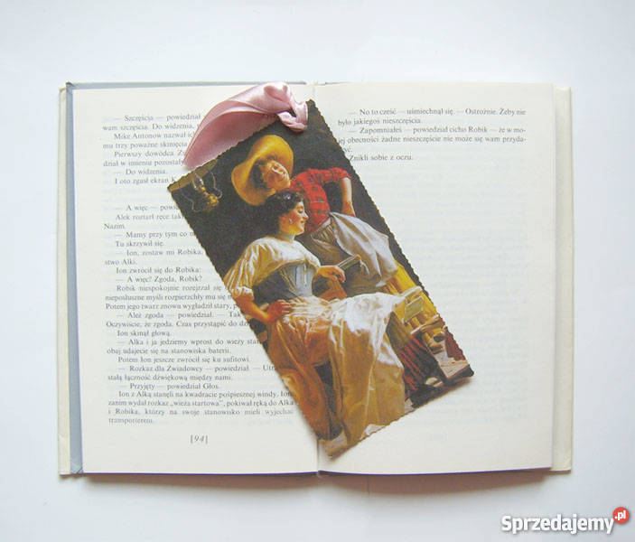 zakładka z obrazami kobiet zakładka vintage Kultura i Rozrywka Katowice