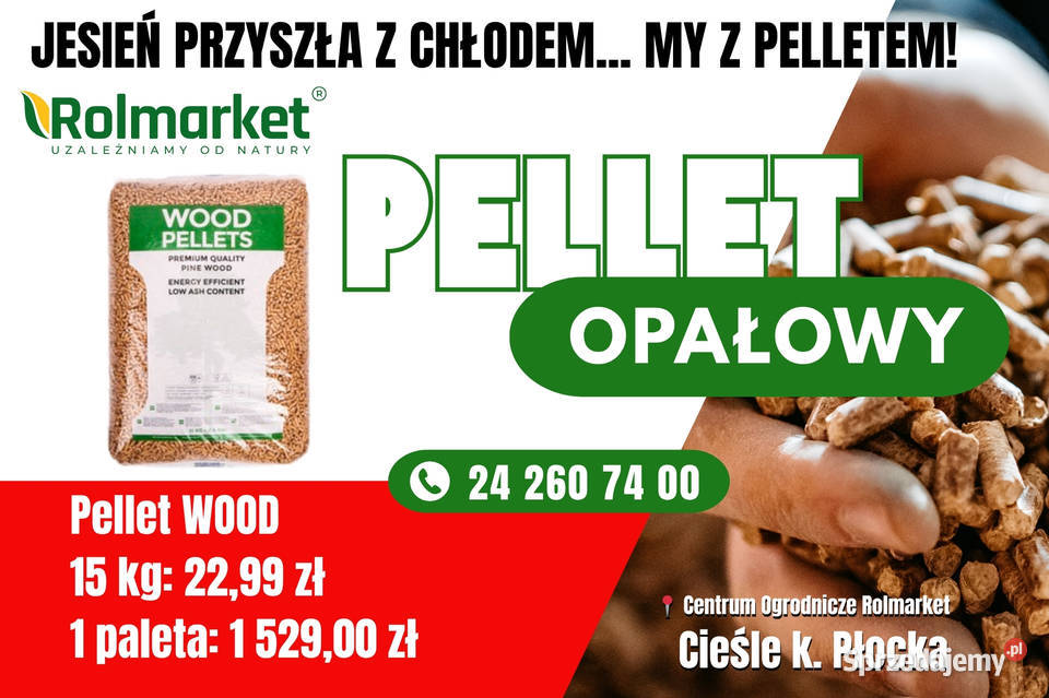 Pellet Wood Pellets opał pelet drzewny ENplus Cieśle