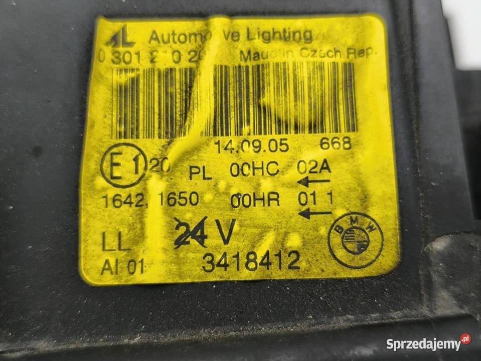 LAMPA PRAWY PRZÓD BMW X3 E83 3418412