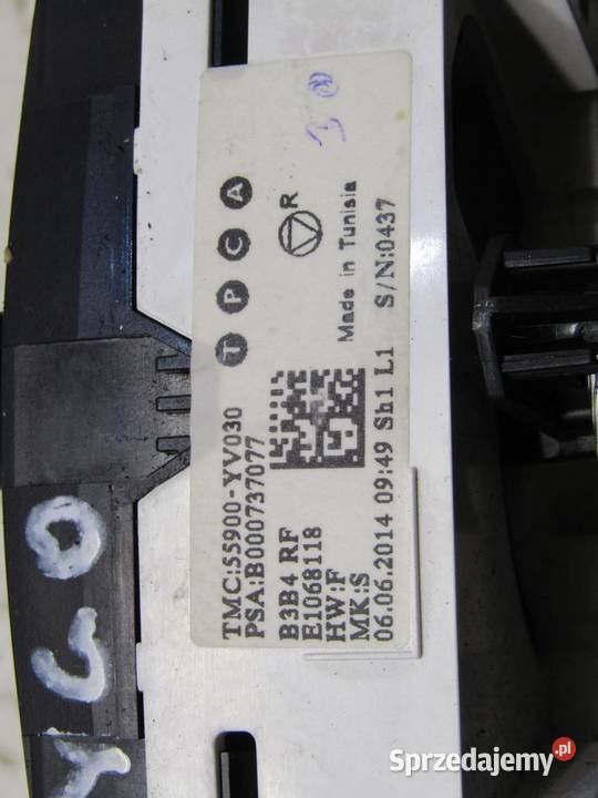 PANEL NAWIEWU KLIMATYZACJI AYGO II PEUGEOT 108