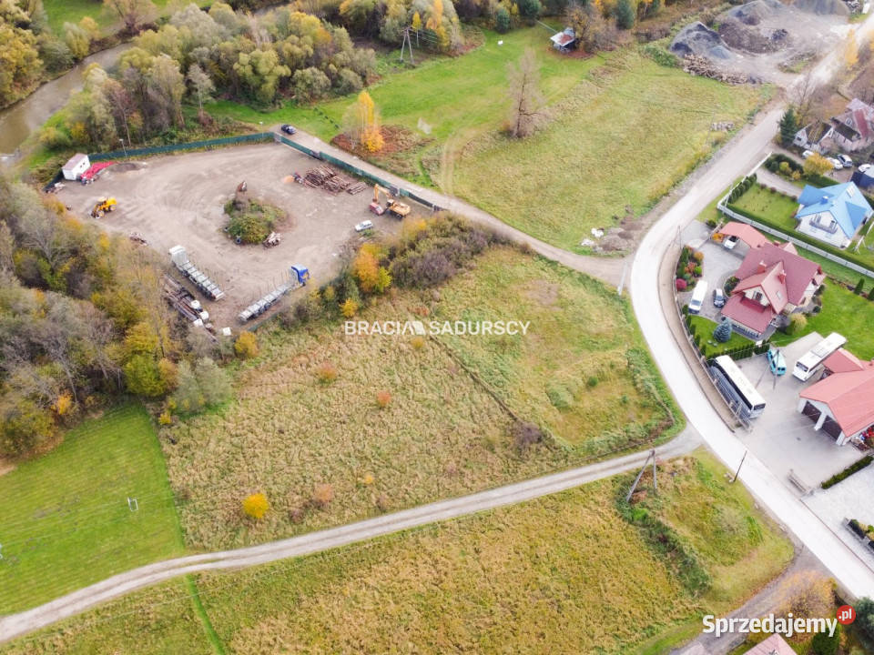 sprzedaży działki 2000m2 Mszana Dolna Stawowa szambo sprzedam