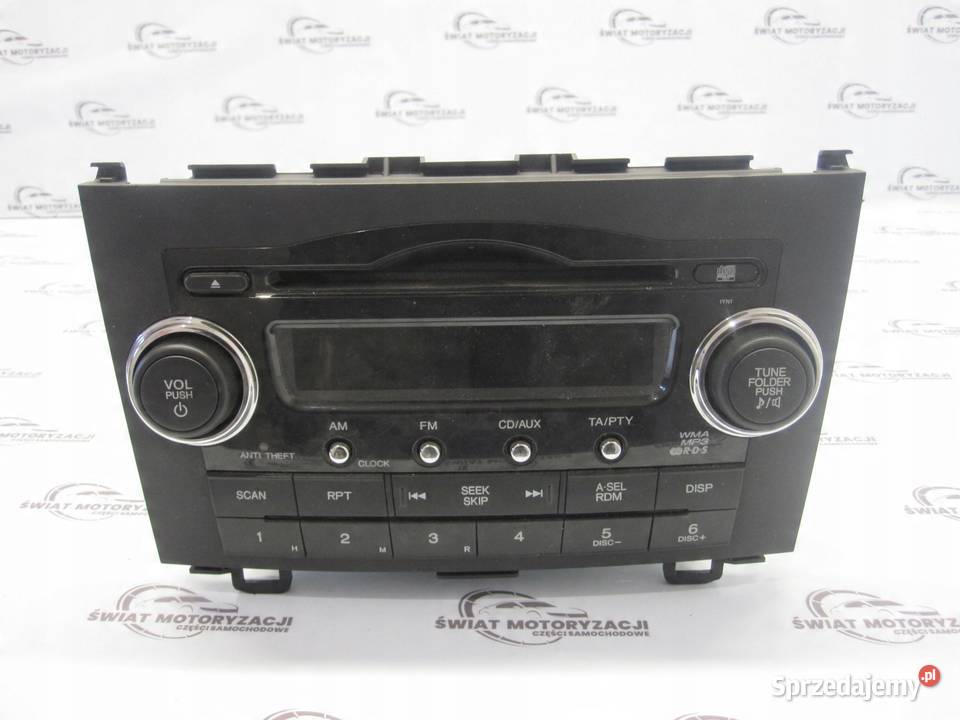HONDA CRV III 09r radio CD 39100SWAG102 17331416