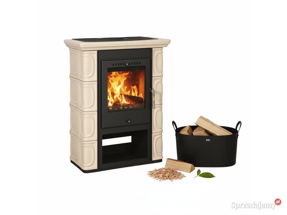 Piec piecyk kaflowy Thorma BORGHOLM Kremowy 7kw Piece wolnostojące dolnośląskie
