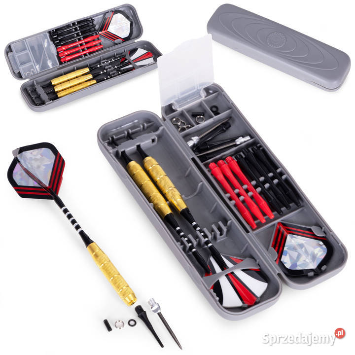 Zestaw 3 rzutek do darta 17g Brass metalowe Smogorzów